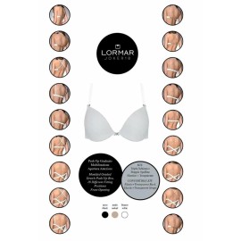 Reggiseno donna Lormar con apertura frontale e... 2