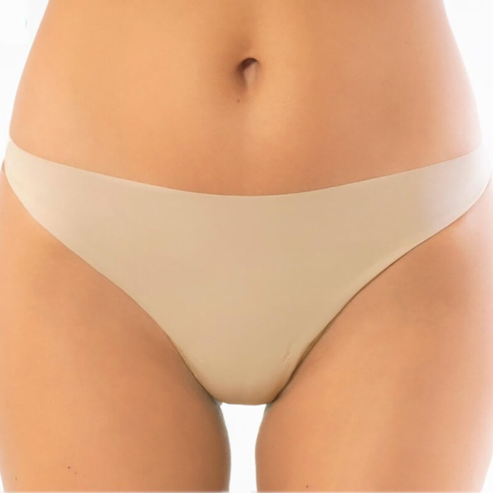 6 Slip Perizoma donna SieLei in cotone elasticizzato taglio laser invisibile