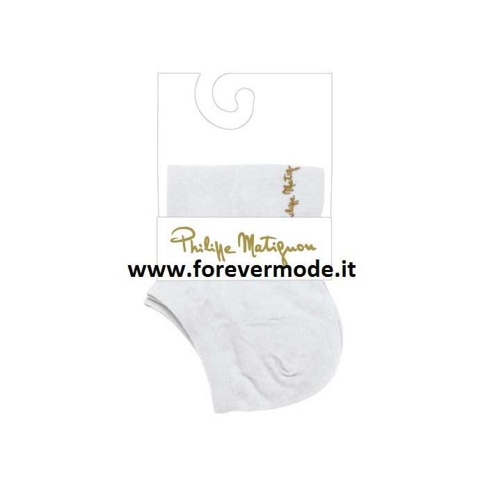 Minicalzino donna Matignon in cotone leggerissimo con logo