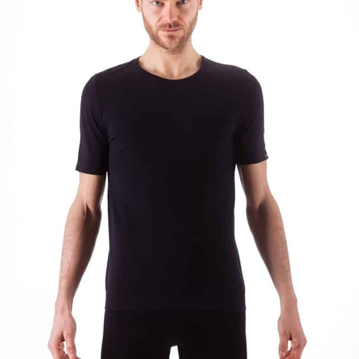 2 T-Shirt uomo C&C manica corta a girocollo in microfibra liscia