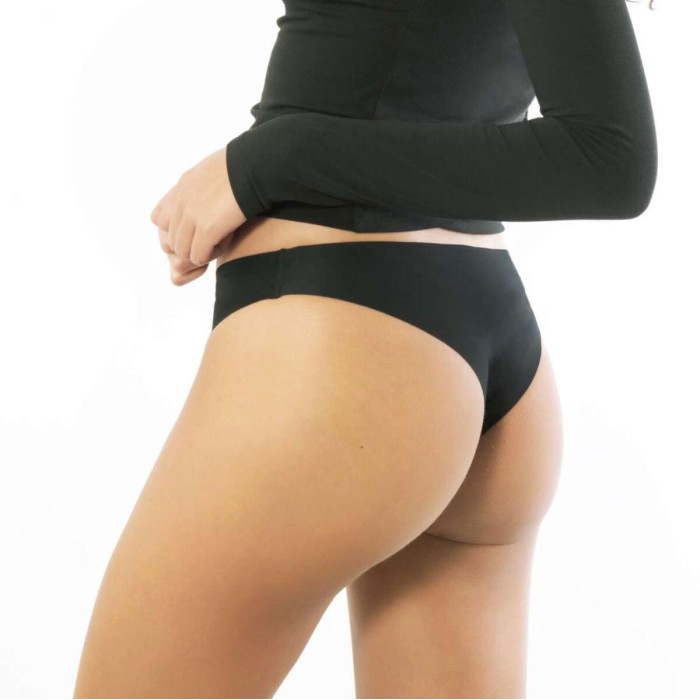 6 Slip brasiliana donna SieLei in Cotone elasticizzato con taglio laser invisibile