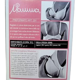 Reggiseno donna Gios preformato in cotone elasticizzato per allattamento 2