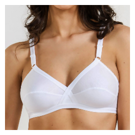 Reggiseno donna Gios o Spiman classico incrociato senza ferretto in cotone 2