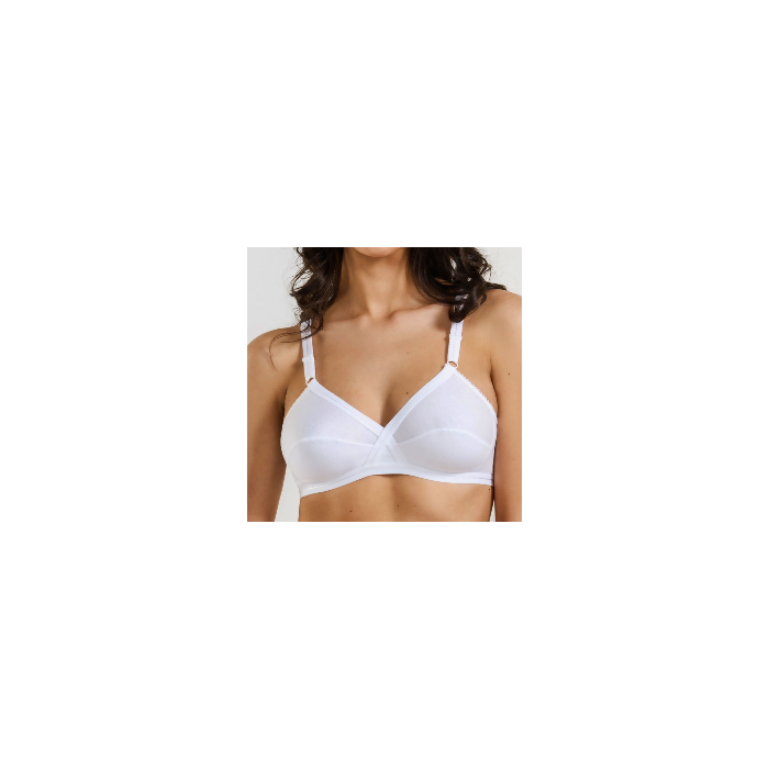 Reggiseno donna Gios o Spiman classico incrociato senza ferretto in cotone