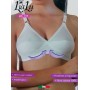 Reggiseno donna Gios o Spiman classico incrociato senza ferretto in cotone