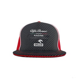 Cappellino uomo Alfa Romeo F1 Team con visiera dritta e logo stampato 2