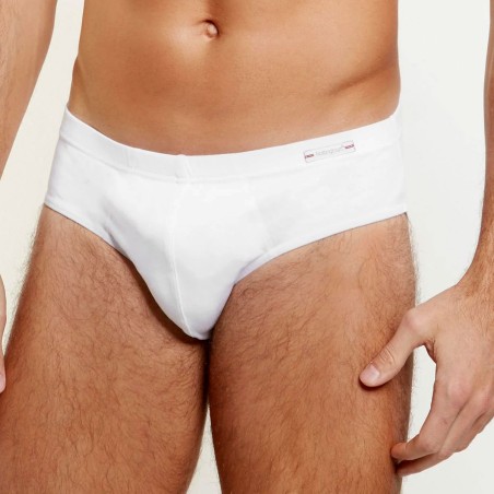 3 Slip uomo Nottingham alti in cotone elasticizzato con elastico interno e logo