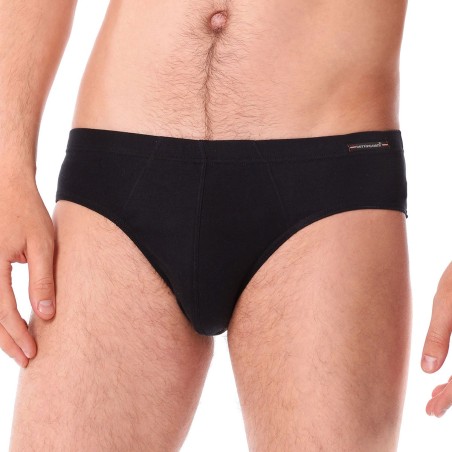 3 Slip uomo Nottingham alti in cotone elasticizzato con elastico interno e logo