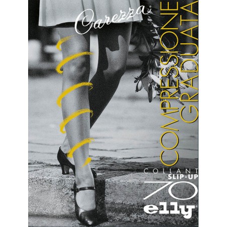 Collant donna Elly 70 den sgambata compressione media mmHg 13/17