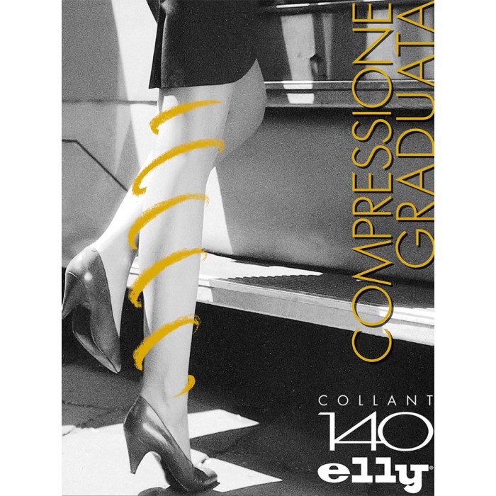 Collant donna Elly 140 senza punta linea sanitaria a compressione forte mmHg 18/22