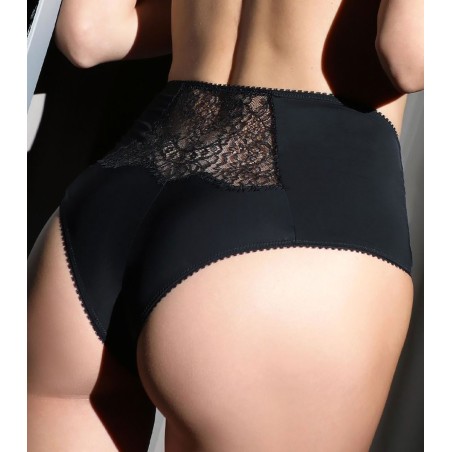 Brasiliana donna Jolidon a vita alta in microfibra con inserti di pizzo e tulle