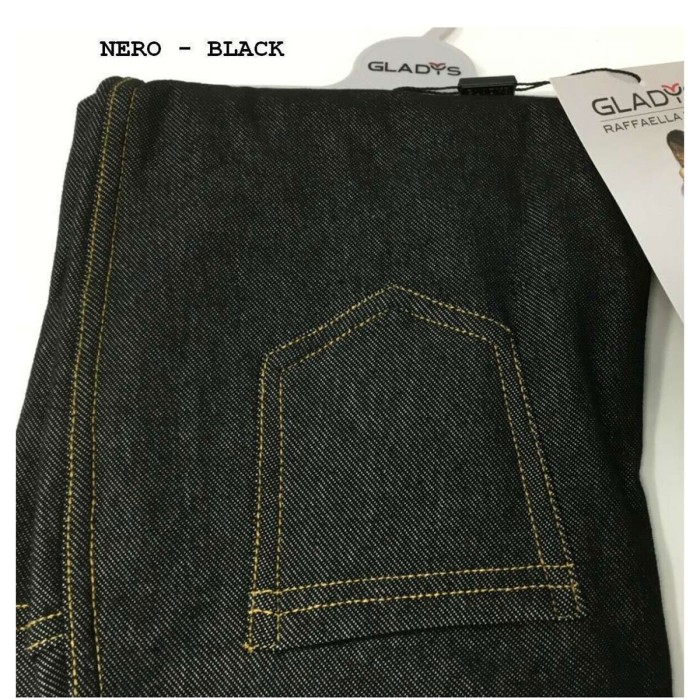 Leggings donna Gladys in caldo jersey felpato effetto jeans in taglie conformate