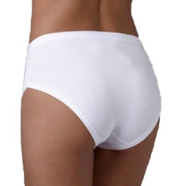 3 Slip culotte donna Alvada alta in cotone modal con elastici tubolari in vita 2