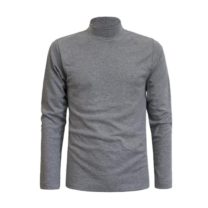 Maglia uomo Leable manica lunga a lupetto in caldo cotone invernale