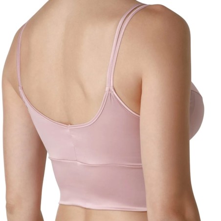 Bralette donna Tramonte in raso elasticizzato con coppe imbottite estraibili