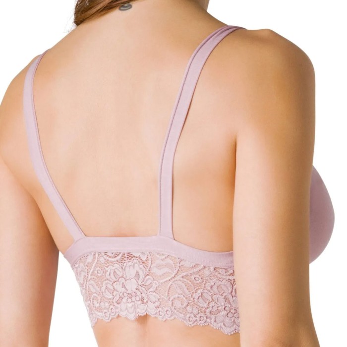 Bralette donna Tramonte in micro Modal elasticizzato a triangolo con imbottite estraibili