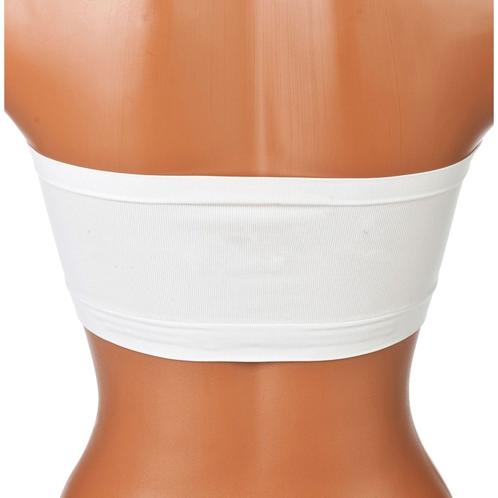 3 Reggiseni donna Tramonte a fascia in microfibra senza ferretto