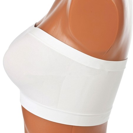 3 Reggiseni donna Tramonte a fascia in microfibra senza ferretto