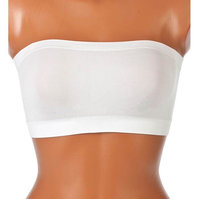 3 Reggiseni donna Tramonte a fascia in microfibra senza ferretto