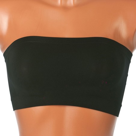 3 Reggiseni donna Tramonte a fascia in microfibra senza ferretto