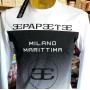 T-shirt uomo Papeete manica lunga a girocollo con stampa e logo