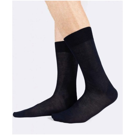 6 Paia di Calze uomo Pezzini corte Sanitarie in filo di scozia liscio