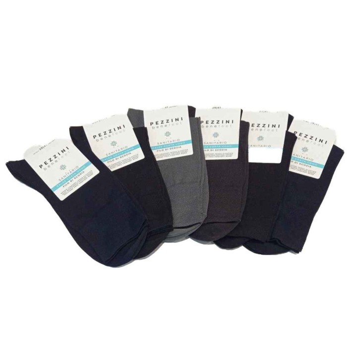 6 Paia di Calze uomo Pezzini corte Sanitarie in...