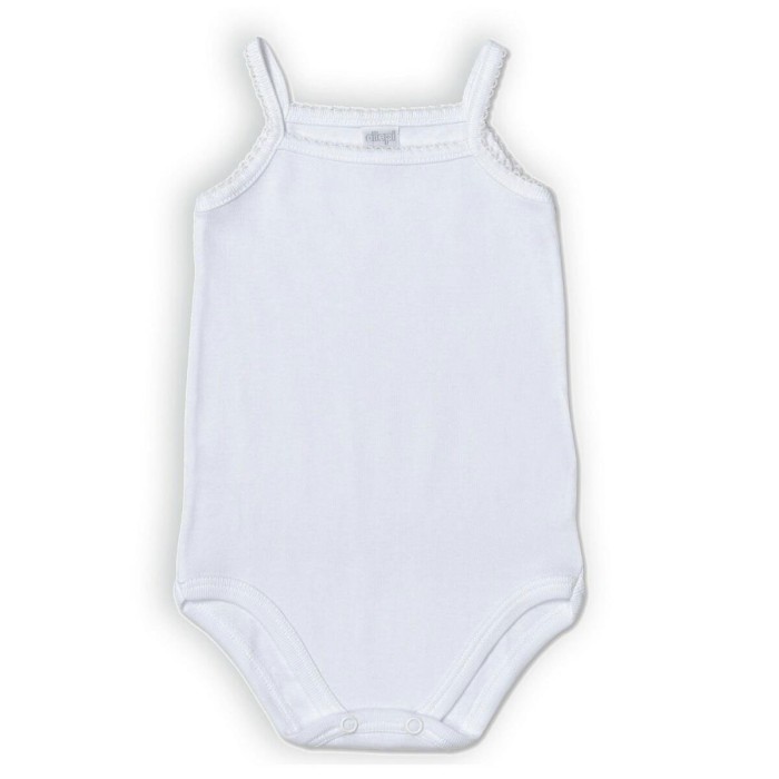 3 Body neonata bambina Ellepi a spalla stretta in puro cotone