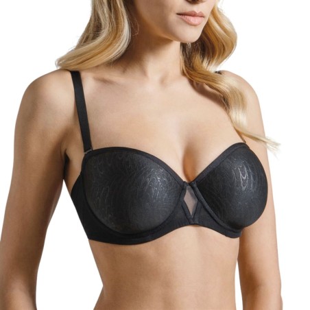 Reggiseno donna Lepel a fascia con ferretto e coppa imbottita preformata