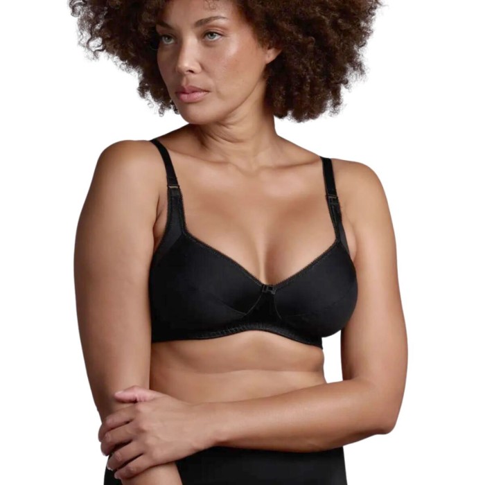 Reggiseno donna Lepel senza ferretto in cotone e microfibra con ali di sostegno
