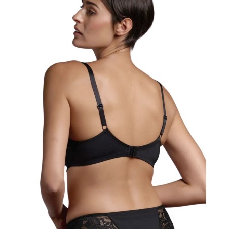 Reggiseno donna Lepel con ferretto e non imbottito tutto pizzo con ali di sostegno