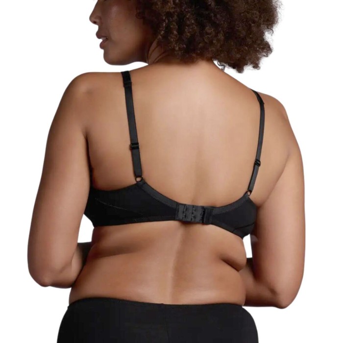 Reggiseno donna Lepel incrociato senza ferretto in cotone con coppe preformate