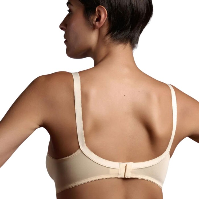 Reggiseno donna Lepel classico in microfibra e pizzo senza ferretto con sostegno