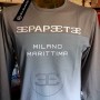 T-shirt uomo Papeete manica lunga a girocollo con stampa logo