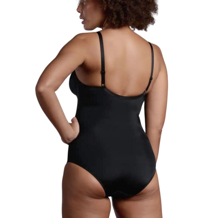 Body donna Lepel in microfibra senza ferretto con coppe e pannello doppiato