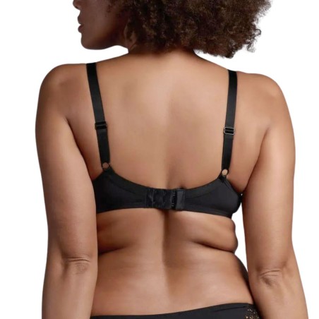 Reggiseno donna Lepel in microfibra e pizzo con ferretto e ali di sostegno