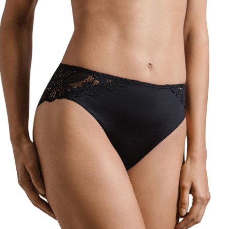 Slip donna Lepel in microfibra e pizzo con inserti in pizzo cordonetto