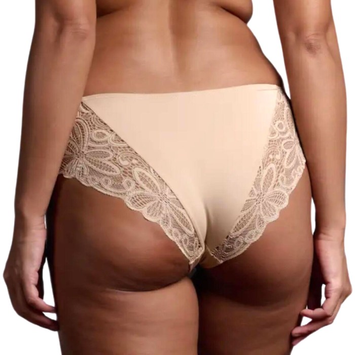 Slip donna Lepel in microfibra e pizzo con inserti in pizzo cordonetto