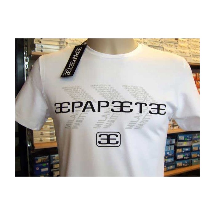 T-shirt uomo freccia Papeete manica corta a girocollo con stampa e logo