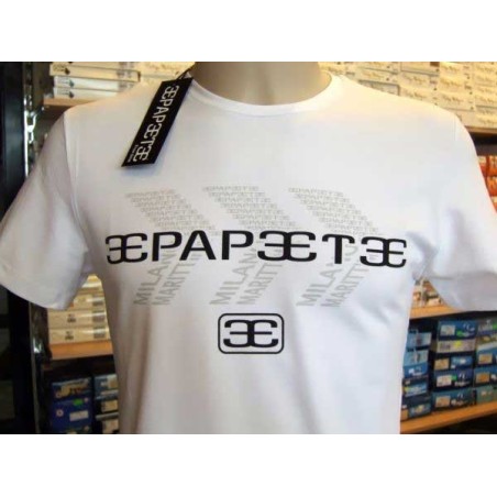 T-shirt uomo freccia Papeete manica corta a girocollo con stampa e logo