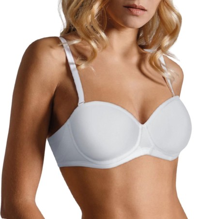 Reggiseno donna Lepel a fascia in microfibra con ferretto e coppe preformate Spacer