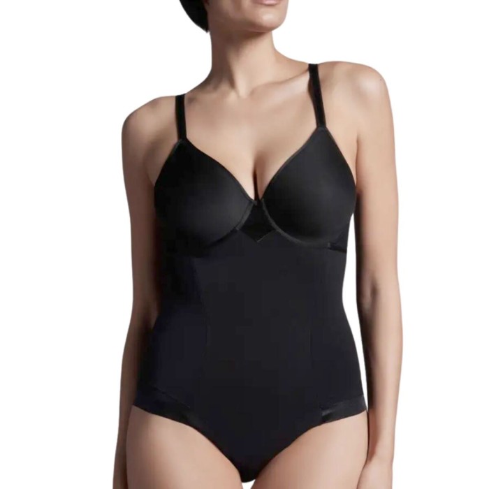 Body donna Lepel modellante in cotone con ferretto e coppe Spacer