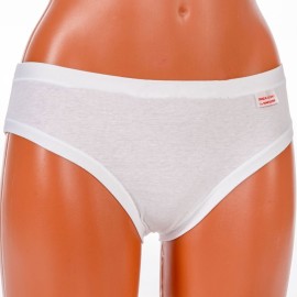 3 Slip donna Marlene midi in puro cotone con elastici anti segno