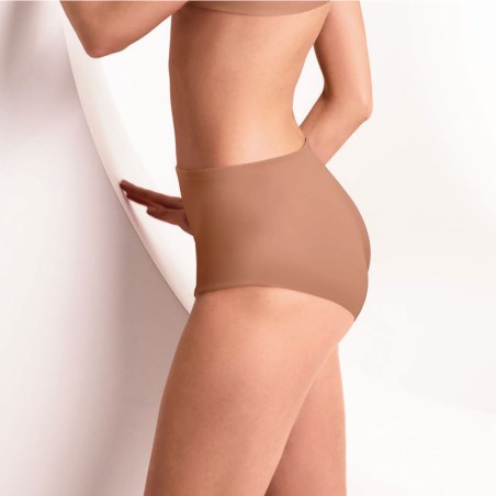 Guainetta donna alta Lormar in microfibra con pannello doppiato in cotone