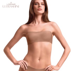 Reggiseno donna Lormar fascia in microfibra senza ferretto con coppe supersoft 2