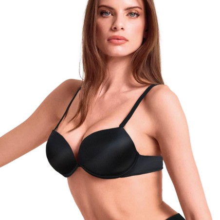 Reggiseno donna Lormar con ferretto in microfibra Double Push Up +2 taglie