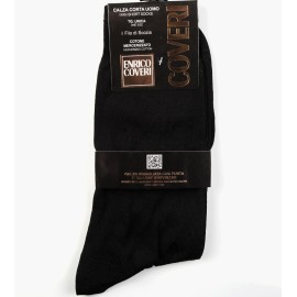 6 Paia di Calze uomo Coveri corte in Filoscozia elasticizzato mercerizzato estivo