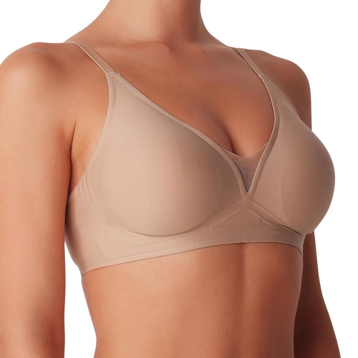 Reggiseno donna Cotonella in microfibra invisibile con imbottitura estraibile
