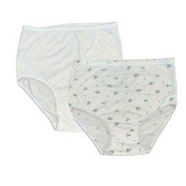 12 Culotte donna Mirag o Dolceluna alte in cotone con elastico infilato in vita