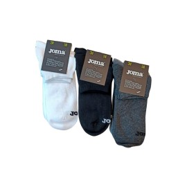 3 Paia di Calze corte unisex Joma in cotone elasticizzato a maglia rasata